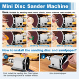 Electric Resin Polishing Machine 120W, Epoxy Resin Sanding and Polishing Kit, Stepless Speed Control, with 20 PCS Sandpapers for Wood, Stone, Plastic, Jewelry Sanding MXBAOHENG