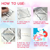 Card Making Supplies, Card Making Kit For Adults And Kids, 32 Blank Greeting Cards & Envelopes With Reusable Stamps DIY Greeting Card Set - Thank You Birthday Mother's Day Christmas Congradulation Fevanlion