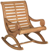 Safavieh Outdoor Collection Sonora Rocking Chair, Teak Brown Safavieh