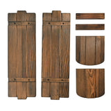 Yorkmills Sconces Wall Decor Set of 2, Wall Candle Holder Rustic Home Decor, Farmhouse Wall Art Floating Candle Sconces Shelf Wooden Wall Decorations for Living Room, Dining Room, Bedroom, Bathroom Yorkmills