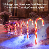 Christmas Candy Cane Lights 12Pcs Christmas Pathway Lights with 72 Count Incandescent Clear Lights, Connectable 12 Inch Pathway Makers Lights for Indoor Outdoor Walkway Patio Yard Lawn Decorations KiflyTooin