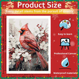 Reivworl Cardinal Paint by Numbers Kit for Adults, Cardinal Paint by Number Kits on Canvas, Acrylic Painting by Numbers for Gifts and Home Decor 16x20 Inch Reivworl