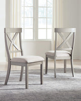 Signature Design by Ashley Parellen Modern Farmhouse Upholstered Dining Chair, Set of 2, Gray Signature Design by Ashley