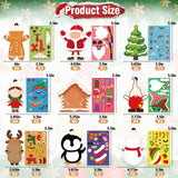 VABAMNA 36 Pack Christmas Ornament Crafts for Kids - Make Your Own Ornament Kit with Christmas Craft Stickers, Ornament Making Kit for Kids Holiday Xmas Classroom Party Favors VABAMNA
