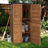 Aivituvin Outdoor Storage Shed with Floor - Strong Metal Frame, Adjustable Shelves, Ventilated Blinds - Ideal for Garden Tools & Outdoor Storage Cabinets Waterproof - Best in Sheds & Outdoor Storage Aivituvin
