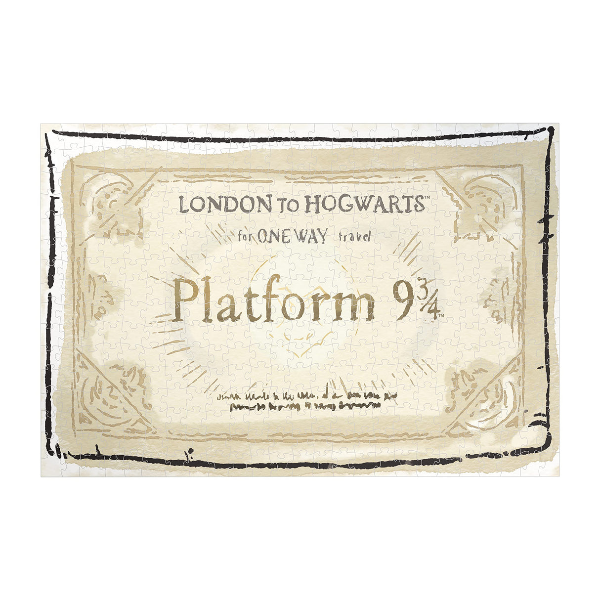 Paladone Harry Potter Platform 9 3/4 Jigsaw Puzzle - 400 Pieces - Officially Licensed Merchandise Paladone