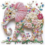 DIADAY Elephant Diamond Painting Kits, 5D Special Shape Diamond Art Kits for Adults, Crystal Rhinestones Art Craft for Beginners DIY Home Wall Decor Gift, 12 × 12 Inches DIADAY
