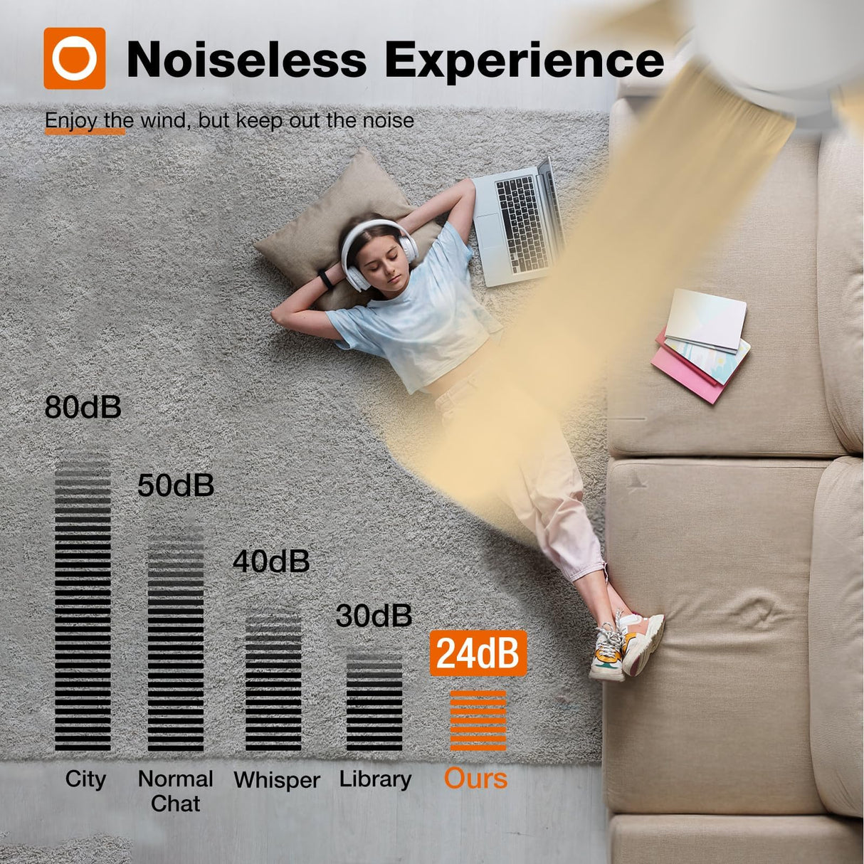 addlon Ceiling Fans with Lights, 42 Inch Low Profile Ceiling Fan with Light And Remote Control, Flush Mount, Reversible, 3CCT, Dimmable, Quiet, White Small Ceiling Fan for Bedroom Indoor/Outdoor Use addlon