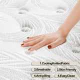 Twin Mattress, 12 Inch Memory Foam Hybrid Mattress, Twin Size Mattress in a Box with Strong Edge Support, Pressure Relief, Medium Firm, CertiPUR-US (12 INCH, Twin) MSJh