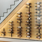 X-cosrack DIY 12 Bottles Wall Mounted Wine Rack, Detachable Wine Storage Organizer, Used Alone or A Set of 4, Wall Wine Display, for Kitchen, Dining Room, Bar, Wine Cellar X-cosrack