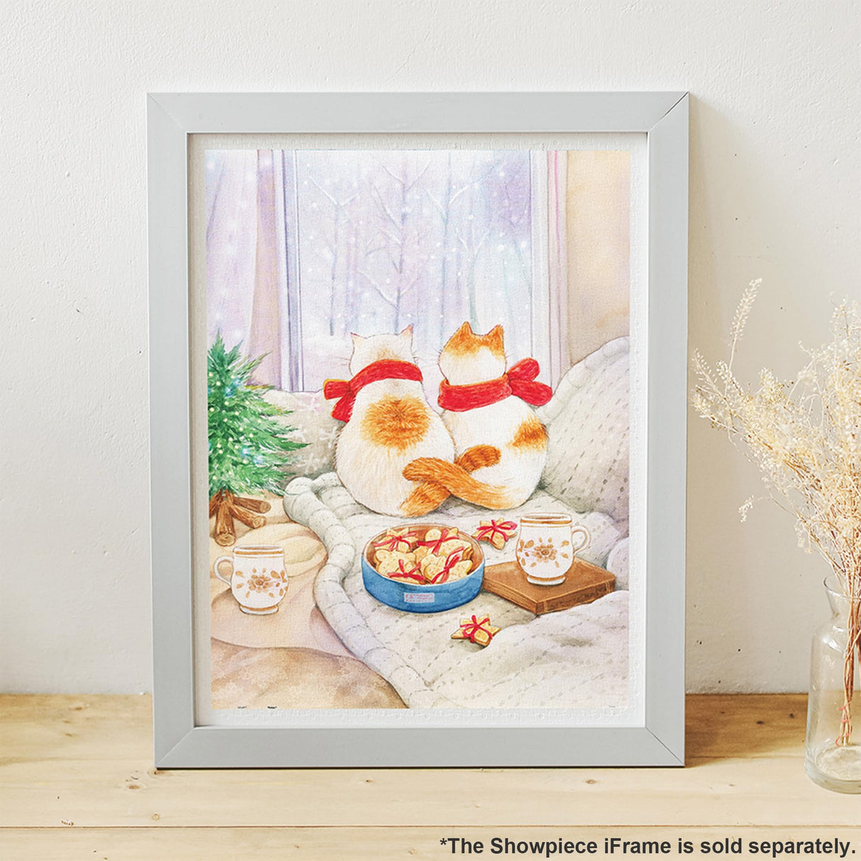 Pintoo Jigsaw Puzzles 1200 Piece for Adults - Jina - First Snow Beautiful Plastic Puzzle for Home Decor Zero Dust Easy Storage [H2947] Pintoo