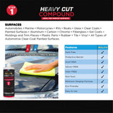 Rolite - RHCMCUF4zCP 's 3 Step System to The Ultimate Shine (4 fl. oz.) with Heavy Cut Compound, Medium Cut Polish and Ultra Fine Finish Combo Pack Rolite