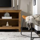 Walker Edison Wren Classic 4 Cubby TV Stand for TVs up to 65 Inches, 58 Inch, Barnwood Walker Edison