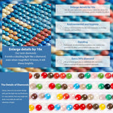 DOMROM Truck Diamond Painting Kits for Adults, Flowers Truck 5D Diamond Art Kits for Beginner, DIY Full Drill Diamond Dots Paint by Diamonds Gem Art and Crafts for Home Decor 12x16 inch DOMROM