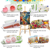 HITIRECOVI Paint by Numbers Kits for Adults,Hummingbird Paint by Numbers for Adults,Paint by Number Kits on Canvas,Home Wall Decor(16x20in) HITIRECOVI