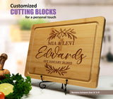 Tayfus Personalized Cutting Board, Engraved Wood Cutting Boards for Kitchen and Wedding Registry Ideas - Customized Gifts of Charcuterie Boards, Personalized Gifts — Anniversary Gift for Couple Tayfus