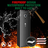 TOLEBLID [2025 New] 7-8 Fireproof Biometric Gun Safes for Home Rifle and Pistols, Heavy Duty Anti-Theft Long Gun Safes for Rifles and Shotguns with 3 Handgun Pocket, Removable Shelf, Silent Mode TOLEBLID