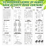 Sinmoe 36 Pcs Safari Animals Mini Activity Books for Kids Coloring Drawing Books Set with Lion Tiger Giraffe Patterns DIY Game Party Favors Fun Classroom Gifts Goody Filler Teachers Daycare Prize Sinmoe