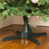 Best Choice Products 360-Degree Rotating Adjustable Christmas Tree Stand for Up to 7.5ft Artificial Tree w/ 3 Settings, 3 Built-in Electrical Outlets, Black Best Choice Products