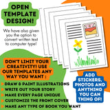 Story Crafters - Book Making Kit for Kids - with Custom Printed Hardcover Storybook - Write Draw a Storybook - Gift for Creative Kids - Novel Writing Starter - Book Maker Drawing Kit - Boys Girls Art Makealaxy