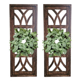 Farmhouse Wooden Wall Window -Medium 48 Inch Wood Window Frame-The Longview Ranch Junkie Mercantile