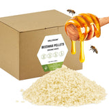 VALLYDOM Organic Beeswax Pellets - 2268g White Beeswax Pastilles, Pure Natural Bulk Bees Wax Pellets for DIY Beeswax Making Candles Skin Care Lip Balm Soap Lotion (5lb) VALLYDOM