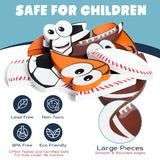 Wooden Puzzles for Toddlers 2-4 | Sports Puzzles | Wood Puzzles for Kids, Toddler Sports Toys for Toddlers, Basketball Toy, Football Toys, Baseball Toy, Soccer Toddler Puzzle 2 3 Year Old Boy Smart and Sporty