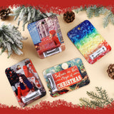 Weysat 18 Pcs Sublimation Money Card Blanks with Lipstick Money Holder Shaker Domes, Sublimation Money Card Holder Blanks for Christmas Thanksgiving DIY Cash Gifts(Round Hole) Weysat