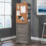 Sauder Pro Series Craft Tower, L: 17.91" x W: 20.08" x H: 57.8", Mystic Oak Sauder