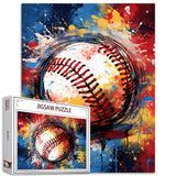 Extreme Sports Jigsaw Puzzles 1000 Pieces for Adults, Families (Graffitic America Football) Pieces Fit Together Perfectly 19.7''x27.6''inch Ball Gameing Frameable Magic Puzzle Art（Colorful） TUMOVO