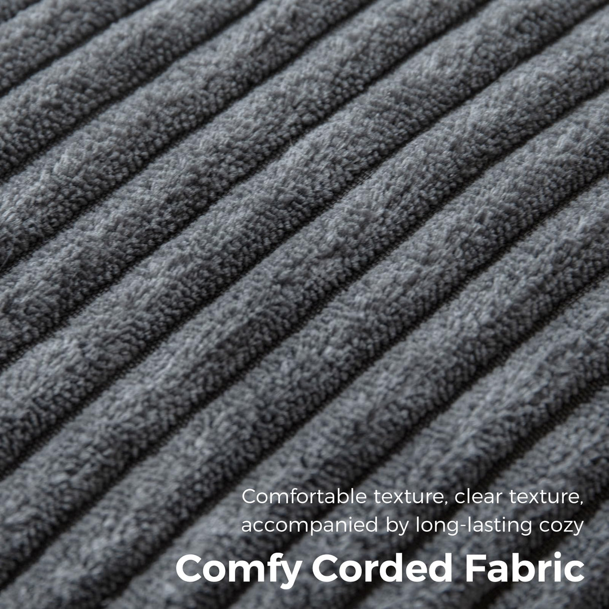 MAXYOYO Folding Sofa Bed, Convertible Sleeper Chair with Pilow Foldable Matress with Back Support, Portable Fold Out Chair Bed Comfy Floor Sofa Lounge for Living Room Bedroom, Dark Grey, Double MAXYOYO