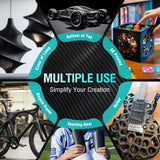 SUNLU 1KG PA6-CF 3D Filament 1.75mm, Heat Deflection Temperature up to 209°C, Made of 80% PA Nylon and 20% Carbon Fibers, Stiff & Strong & Heat Resistant, for Industrial Parts, Frosted Texture, Black SUNLU