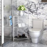 6-Tier NSF Metal Corner Shelf Wire Shelving Unit - 420lbs Capacity, Adjustable, with leveling feet & Shelf Liners - Ideal for Garage, Kitchen, and More - 18" L x 18" D x 72" H - Fan-Shape - White pouseayar