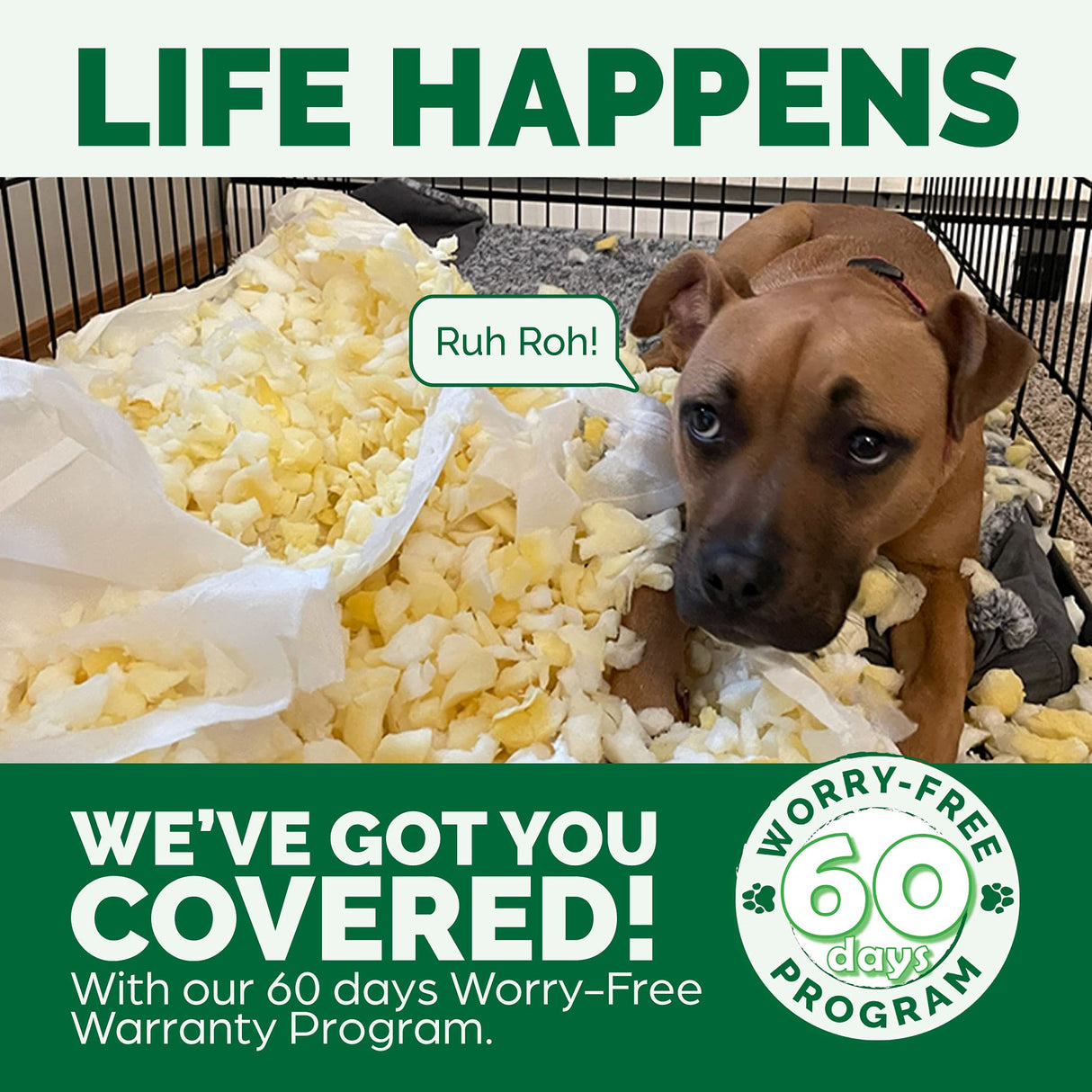 Furhaven Elevated Dog Bed Frame for 30" x 20" Medium Dog Beds, Easy Assembly - Mid-Century Modern Bed Frame - Walnut, Medium Furhaven