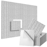 12 Pack Sound Proof Foam Panels for Walls 12"x12"x0.4'', Self Adhesive Soundproof Wall Panels, High Density Acoustic Foam Panels is Widely Used for Acoustic Treatment In Various Spaces(Gray) gumheni