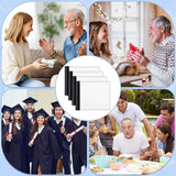 Viodmss 8Pack Sublimation Wallet Leather Blank Heat Transfer Sublimation Wallets Bank for Men Gift Office Travel Viodmss