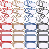 Juinte 140 Pieces Sublimation Patches Blank Hat Patches Sublimation Patches Blank for Hats Hat Patches Blank Patches for Clothes Hat Dress Patch (Black, Blue, Red, Khaki) Juinte