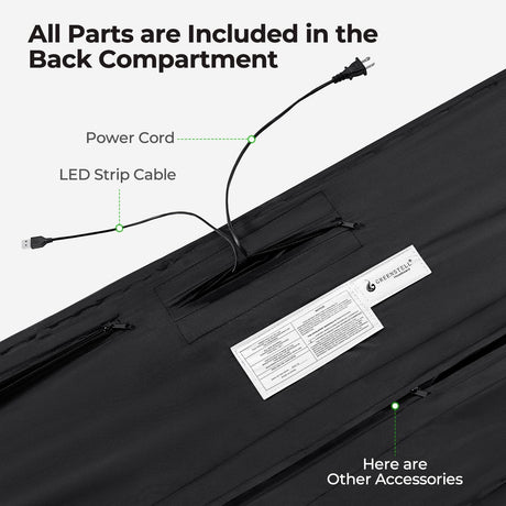 GREENSTELL Queen Size Adjustable LED Headboard with USB & Type C Ports - Gray Wall-Mounted Design GREENSTELL