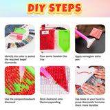 Hydrangea Diamond Painting Kits for Adults-Flowers Diamond Art Kits for Adults,5D Diamond Painting Flowers,DIY Full Drill Diamond Painting Flower Gem Art and Crafts 12x16inch Ausanrl