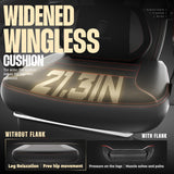 Dowinx Gaming Chair with Footrest, Gaming Chair for Heavy People, Gamer Chair for Adult with Massage, Computer Gaming Chair with PU, PC Game Chair for 200lbs (Black) Dowinx