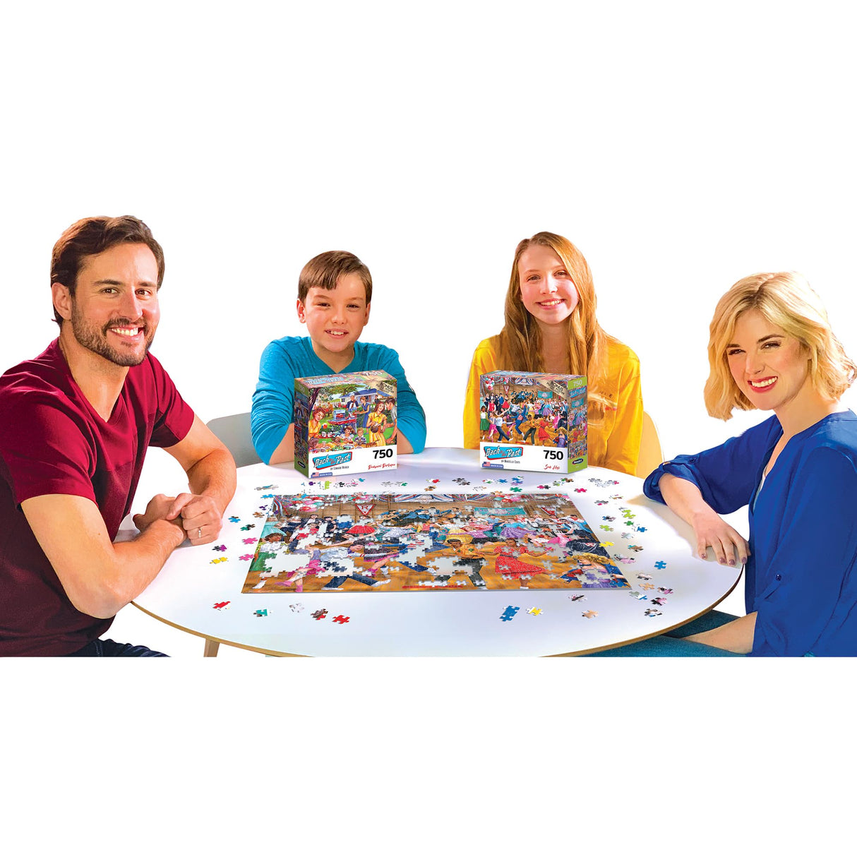 RoseArt - Back to The Past - Sock Hop - 750 Piece Jigsaw Puzzle for Adults RoseArt