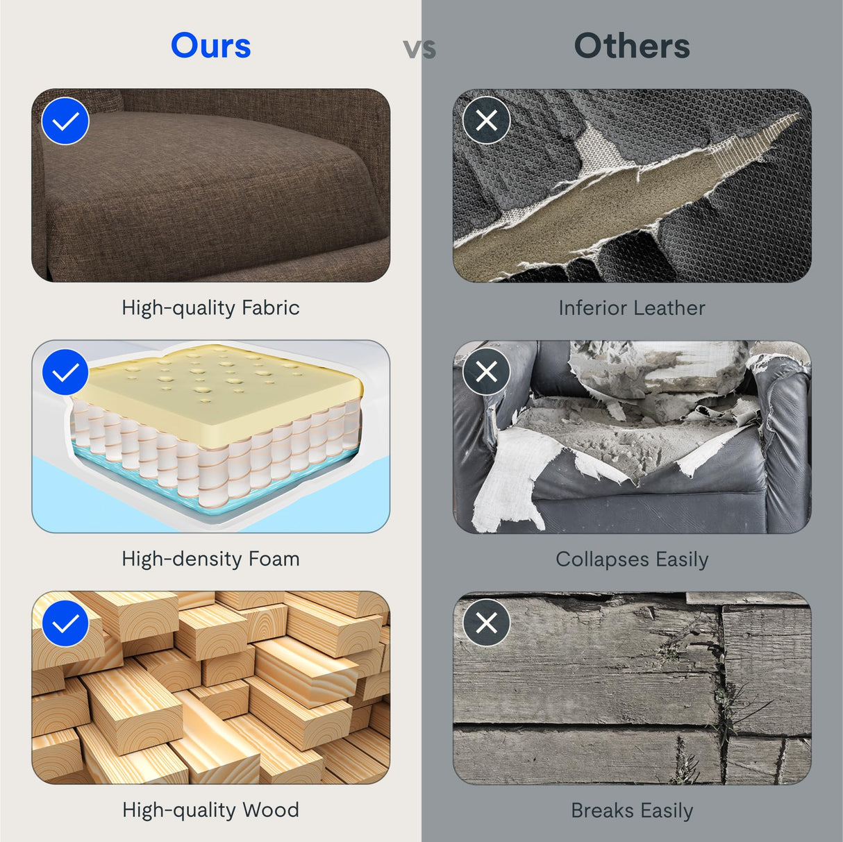 Softa Recliner Chair for Adults, Adjustable Fabric Reclining Armchair with Side Pockets and Extended Footrest, Small Push Back Single Sofa Recliner for Living Room, Home Theater Seating (Brown) Softa