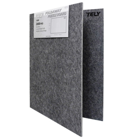 TELY Foldaway Puzzle Board Felt Mat for up to 2000 Pieces of Jigsaw Puzzle, Foldable for Easy Storage Puzzles, Portable Puzzle Pad(Extra Large) TELY
