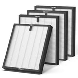 CHIVALZ 4 Pack HY4866 True HEPA Replacement Filters Compatible with MORENTO HY4866 Air Purifier, WESTHEY HY4866 Air Purifier and YIOU M1 Air Cleaner Purifier, Original Version CHIVALZ