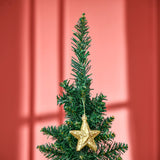 HOMCOM 6' Artificial Pencil Christmas Tree, Slim Xmas Tree with 390 Realistic Branch Tips and Plastic Stand, Green HOMCOM