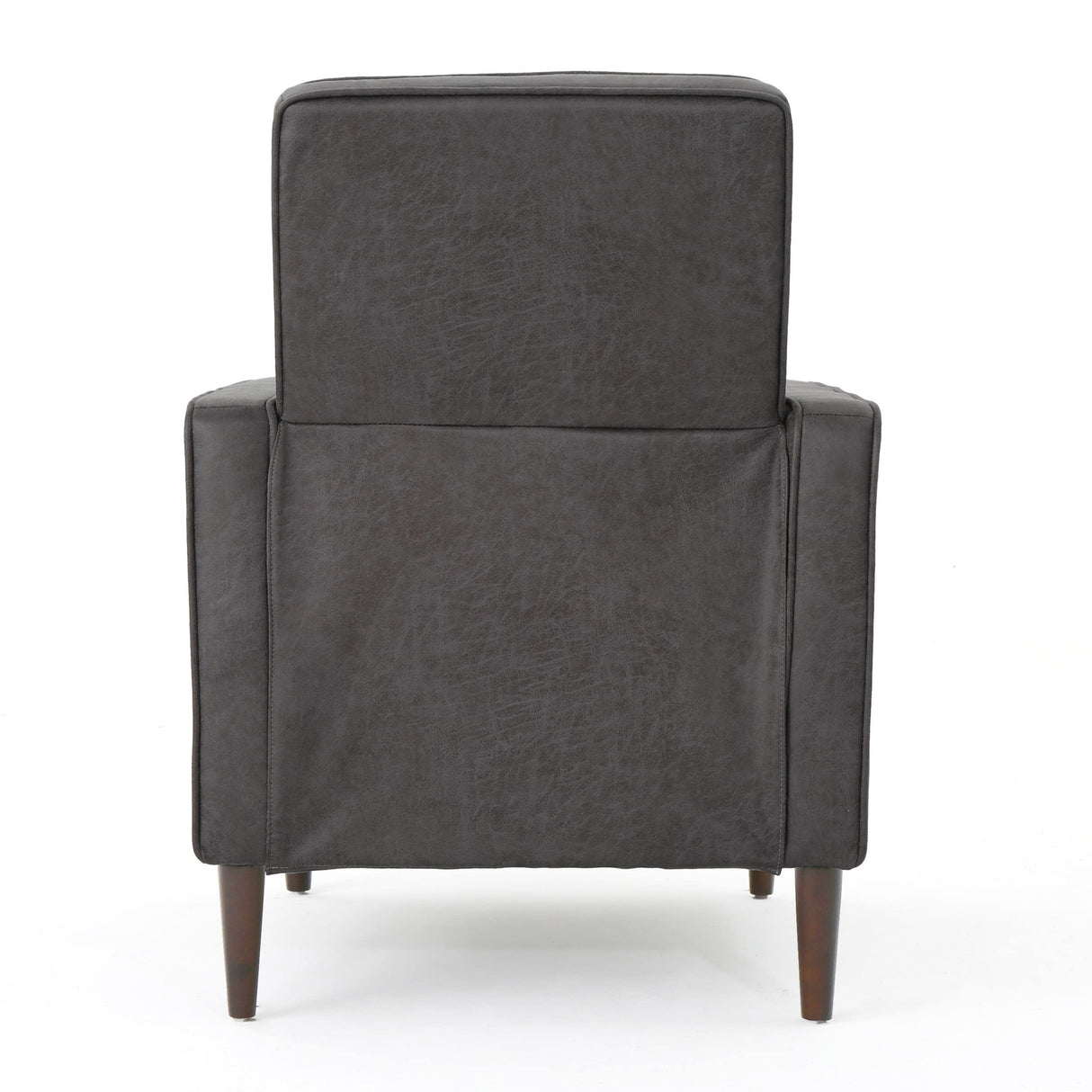 Christopher Knight Home Mervynn Mid-Century Modern Microfiber Recliner, Slate / Dark Espresso Christopher Knight Home