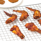 Cooling Rack for Baking 2-Pack, 16x10 Inches Baking Rack, Thick Wire Cookie Rack for Cooking, Roasting, Grilling, Drying, Oven Safe, Fits Half Sheet Pan, Silver BRIOUT