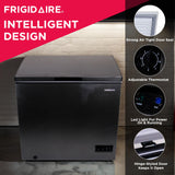 Frigidaire EFRF70136COM Chest Deep Freezer, 7 Cu. Ft. Capacity, Granita Rugged Design-Adjustable Thermostat-Removable Vinyl Coated Wire Basket-Easy Defrost Drain Frigidaire