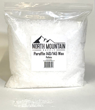 North Mountain Supply Paraffin Wax Pellets - Great for Candle Making - 140/145-2.5lb Bag