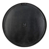 Glitzhome 28 Inches Huge Wall Clock Chic Distressed Black Clock Antique Rustic Wooden Clock Silent Non-Ticking Battery Operated Roman Numerals for Office Living Room Farmhouse Kitchen Decor Glitzhome